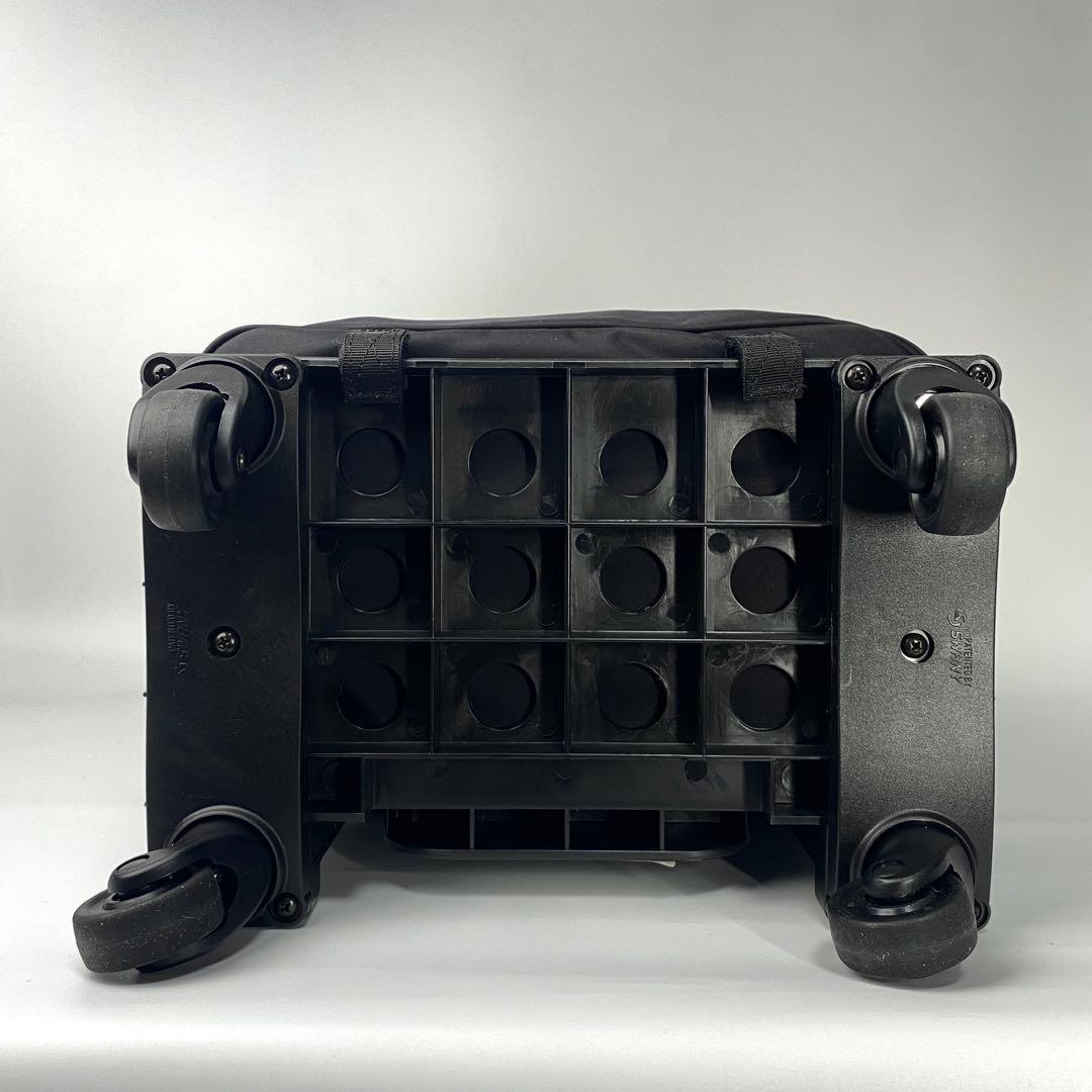 スワニー　ショッピングカート　ショルダーバック付き　バッグ取外し可　鍵付き　黒