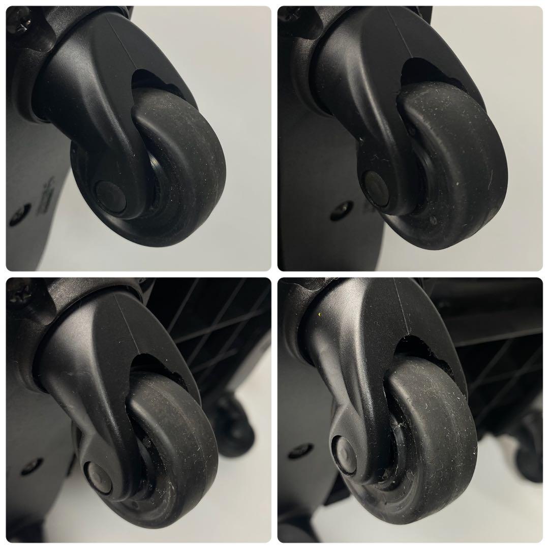 スワニー　ショッピングカート　ショルダーバック付き　バッグ取外し可　鍵付き　黒