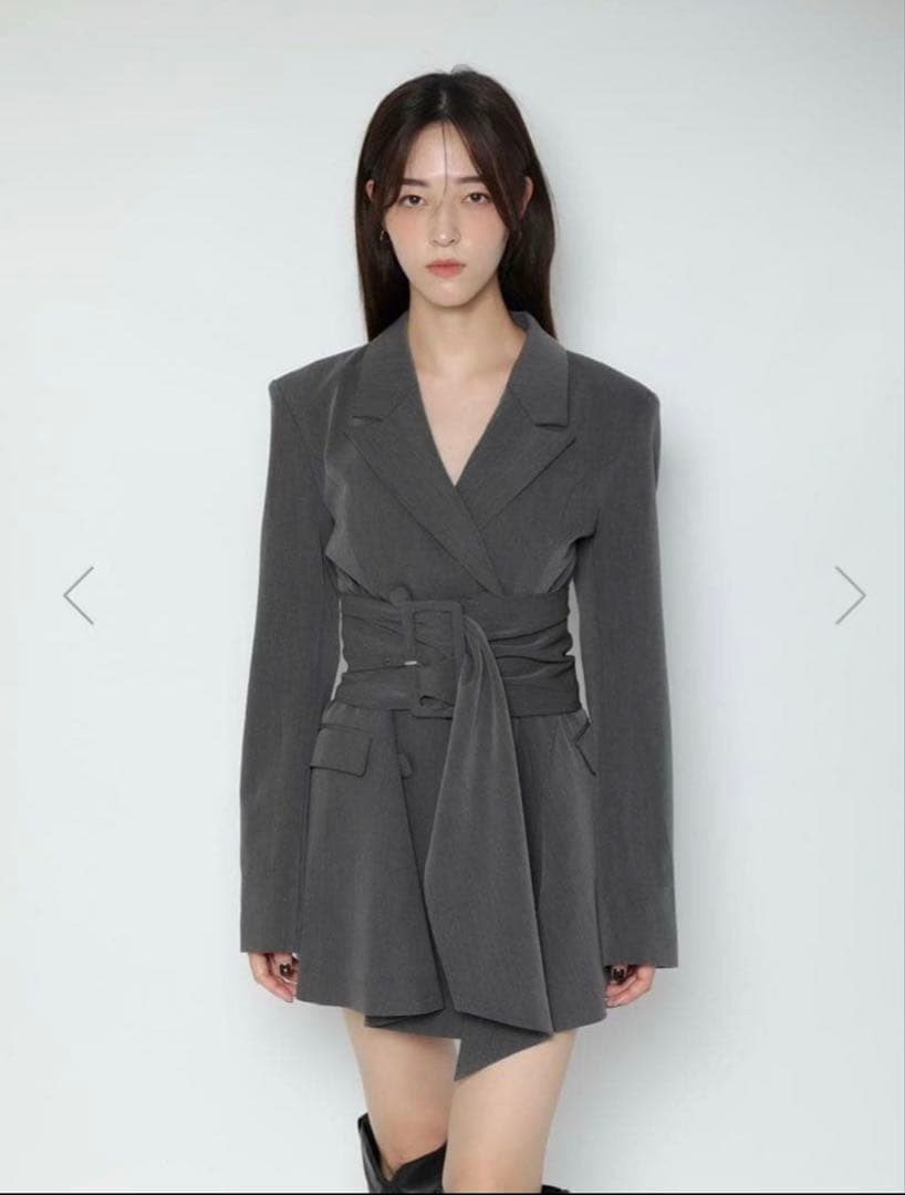 Meltthelady thick belt jacket onepiece - メルカリ