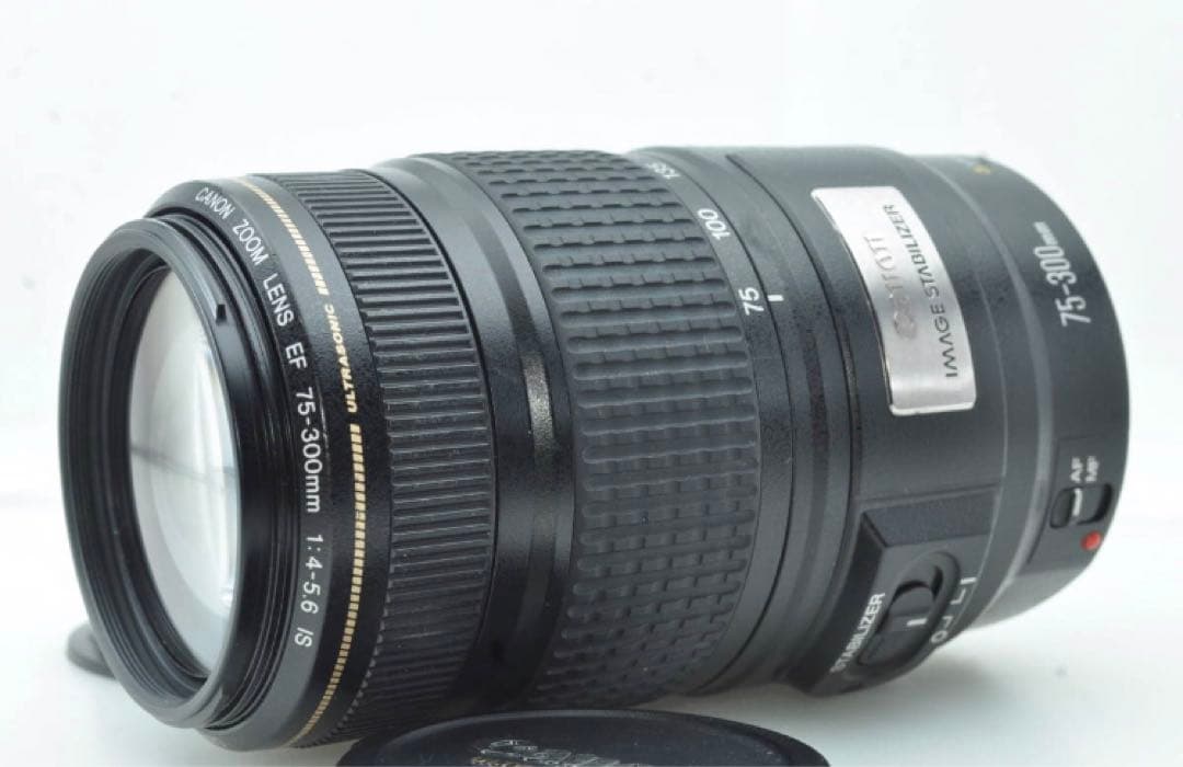 キャノン☆手ぶれ補正レンズ☆Canon EF 75-300mm IS☆