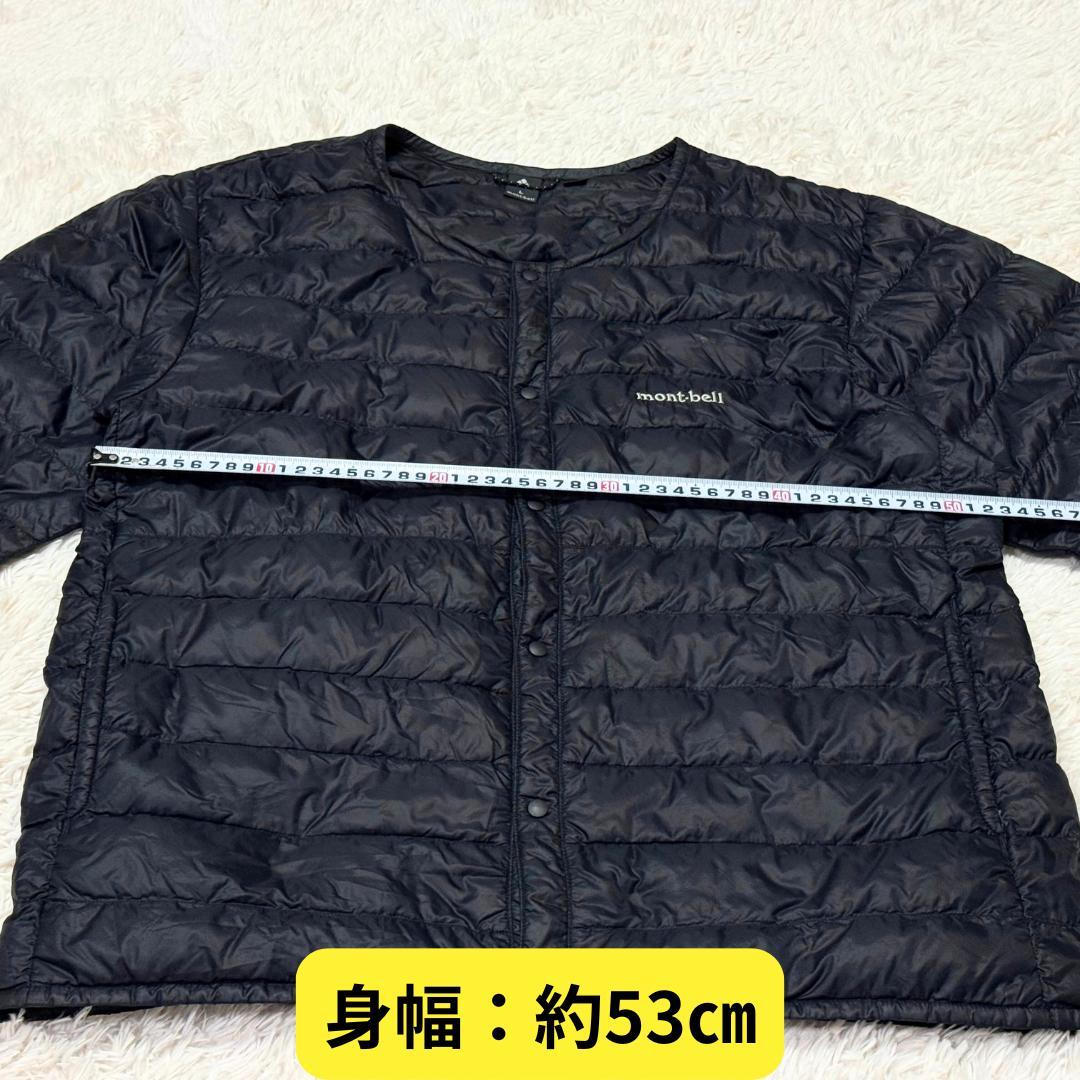 ⭐美品　モンベル　スペリオダウンラウンドネックジャケット Men's　黒　L極暖