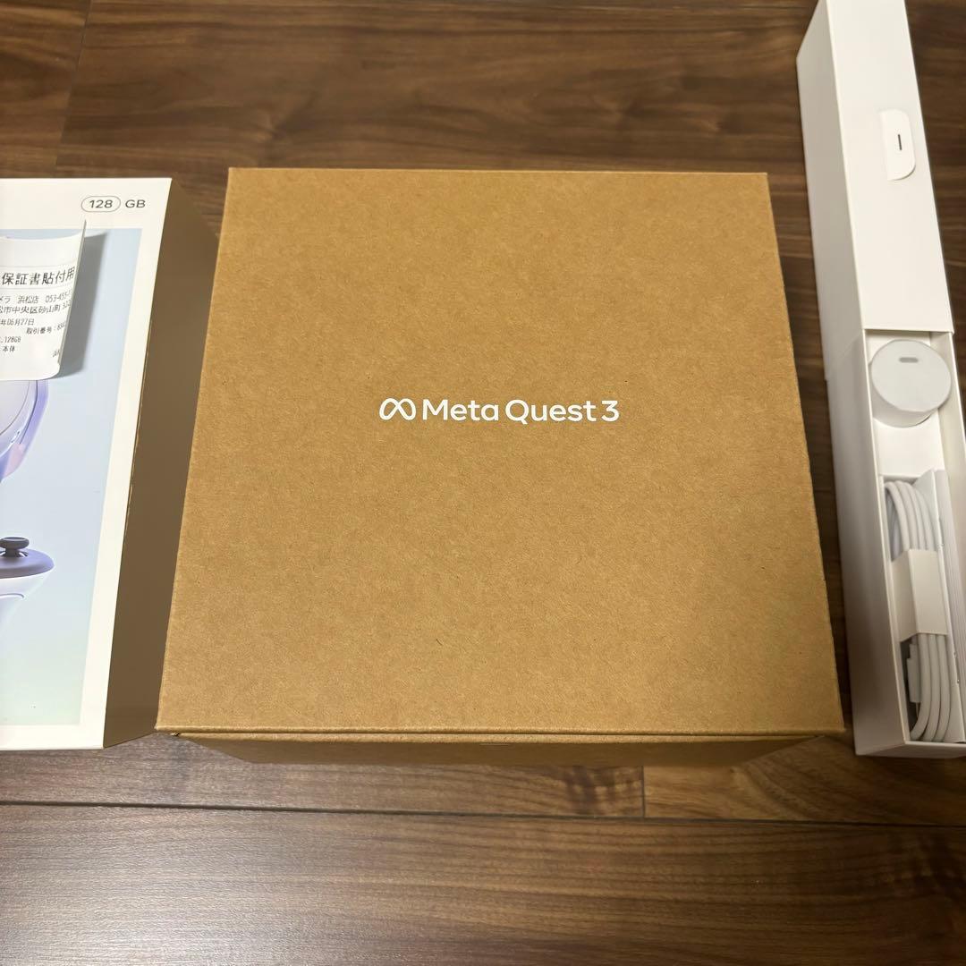 Meta Quest 3 128GB 保証書付き - メルカリ