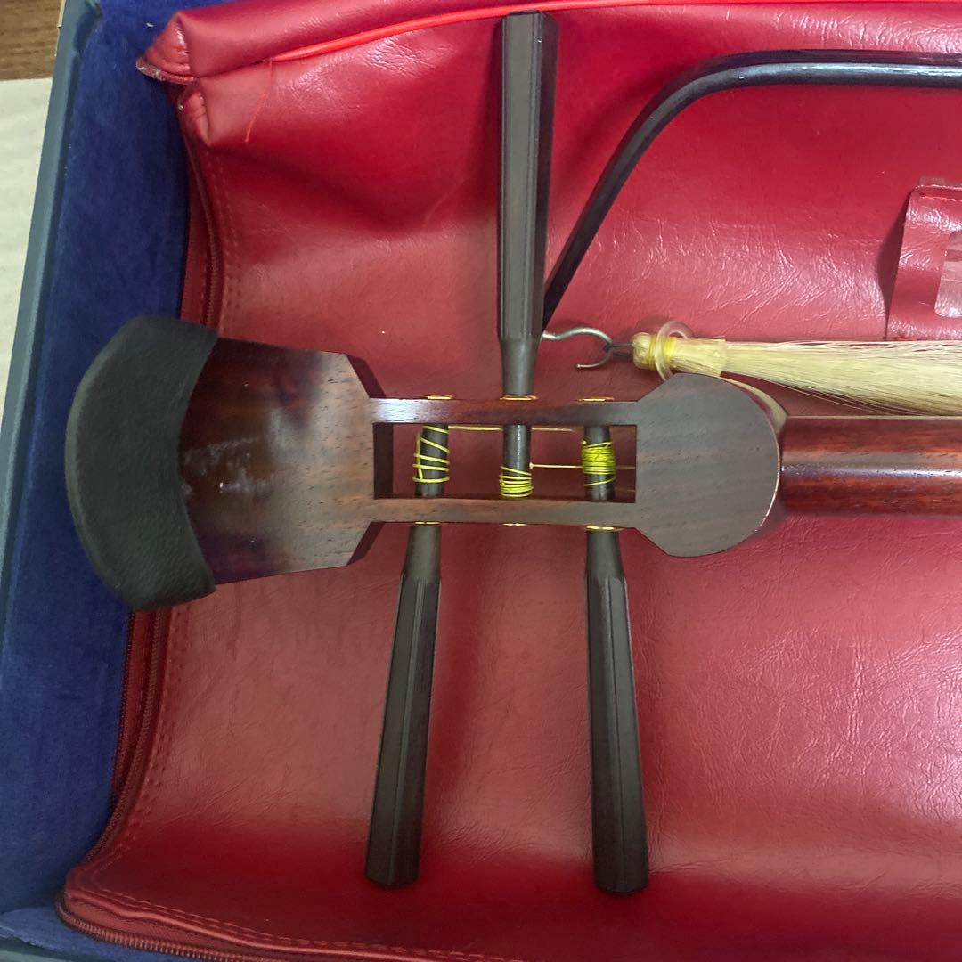 【現状品】　三味線　ケース付き