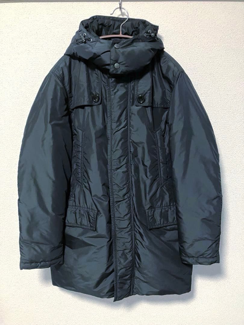 【美品】BURBERRY フルダウンジャケット サイズM ネイビー