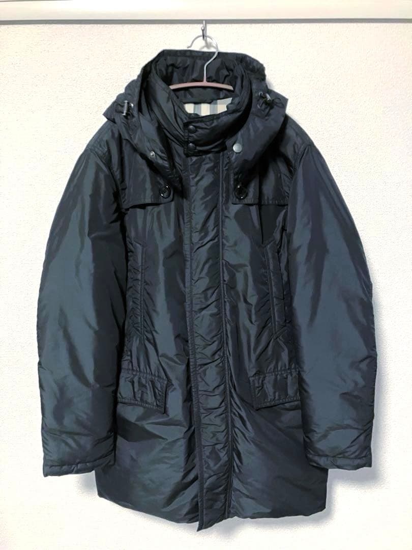 【美品】BURBERRY フルダウンジャケット サイズM ネイビー