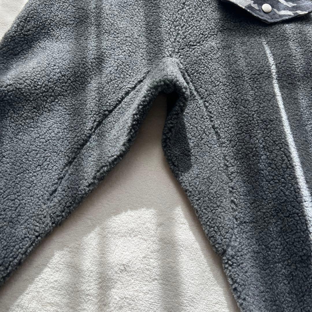 未使用 サイコバニー PsychoBunny ボアフリースパンツS グレー