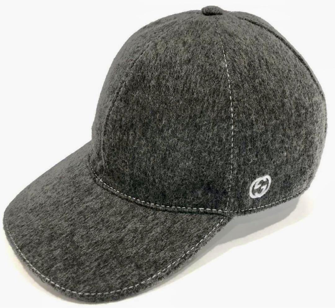 美品 GUCCI グッチ ベースボールキャップ 男女兼用