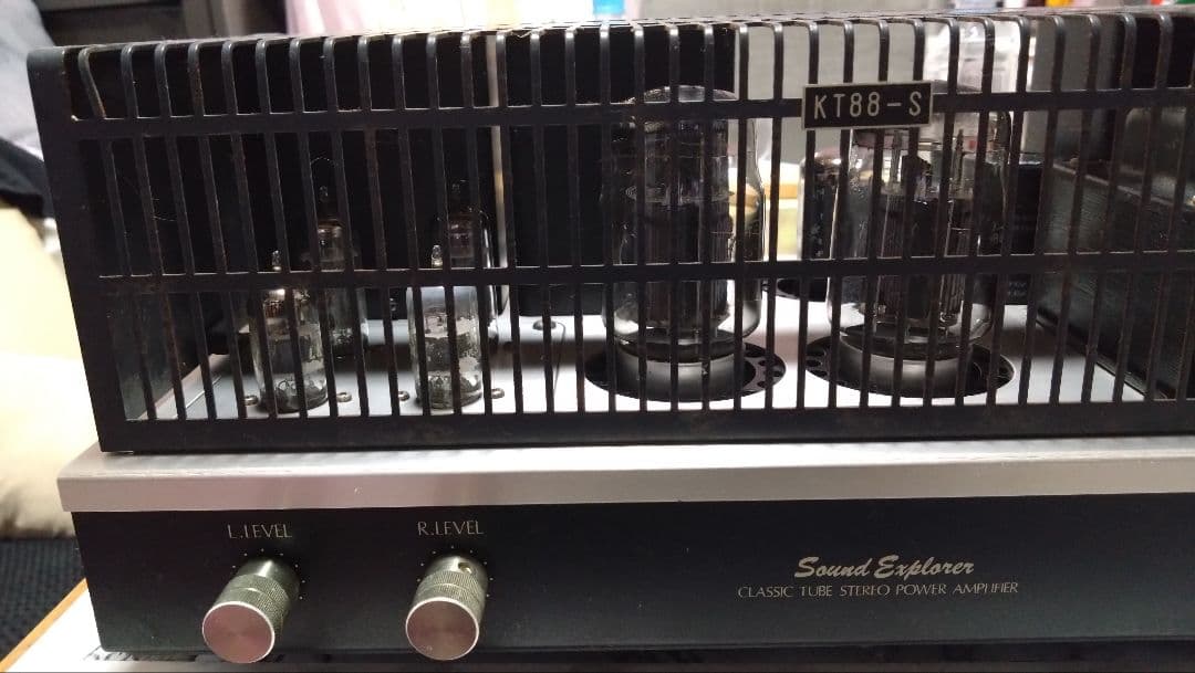 真空管式メインアンプ（キット自作品）　ジャンク出品