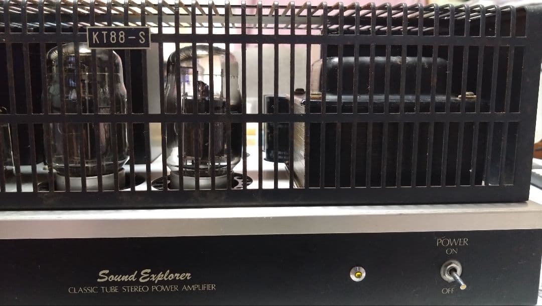 真空管式メインアンプ（キット自作品）　ジャンク出品