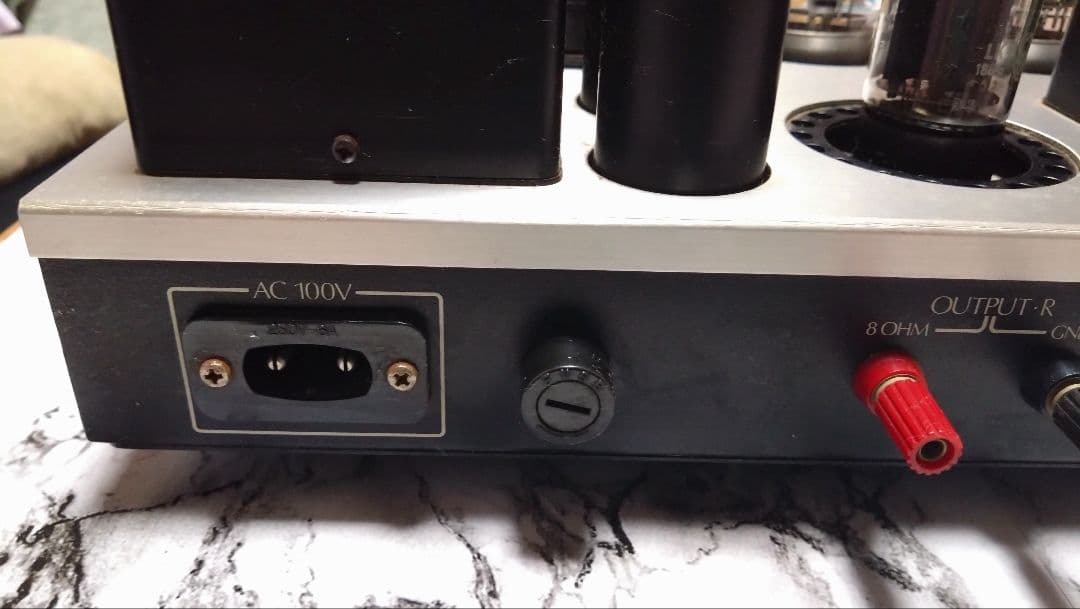 真空管式メインアンプ（キット自作品）　ジャンク出品