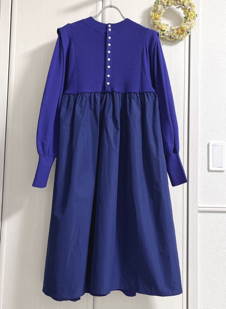 とまと　後ろ布帛付きワンピース 定価2.3万円