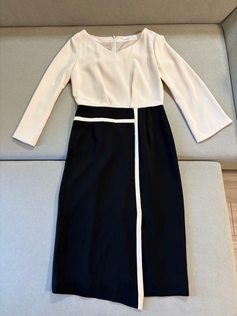 ピンキーアンドダイアン　バイカラー ブロックワンピース