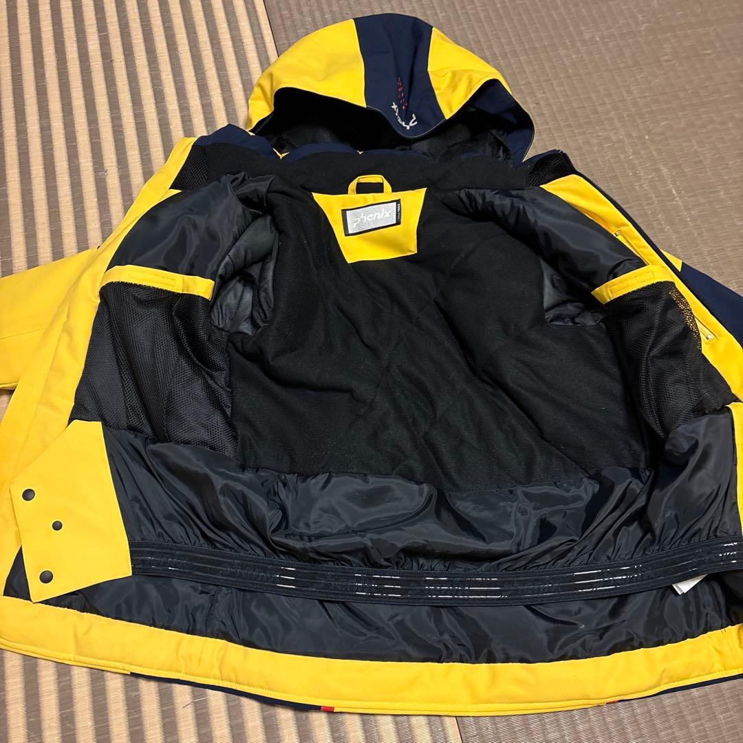 Phenix ジュニア150 スキーウェア イエロー/ネイビーPFAG20T00 楽天