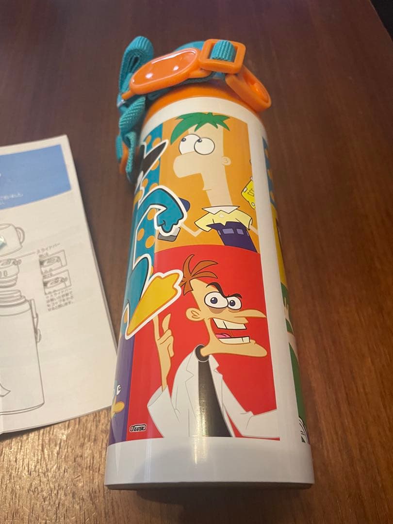 ディズニー フィニアスとファーブ 水筒 ステンレス - メルカリ