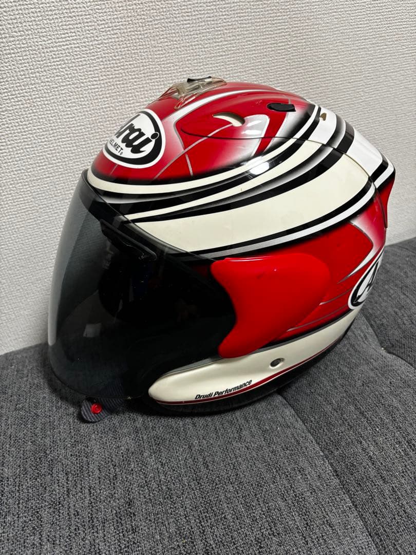 Arai MZ ジェットヘルメット XL 赤