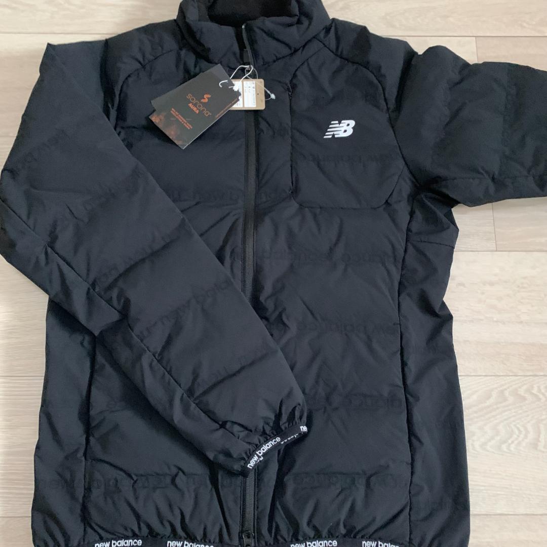 新品未使用 サイズ４ M ニューバランス メンズ 防寒 ジャケット ブラック系