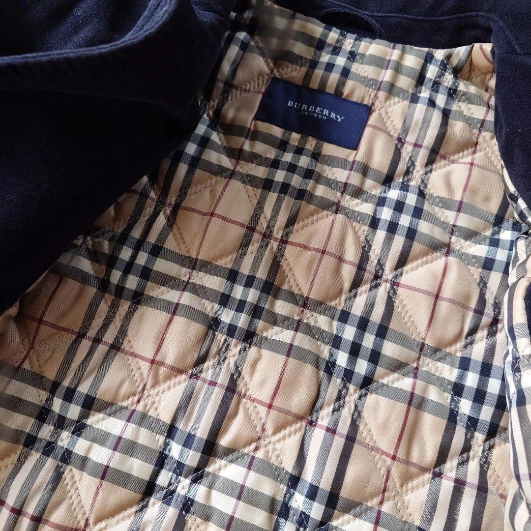 BURBERRY バーバリーロンドン モールスキンジャケット カバーオール ノバ