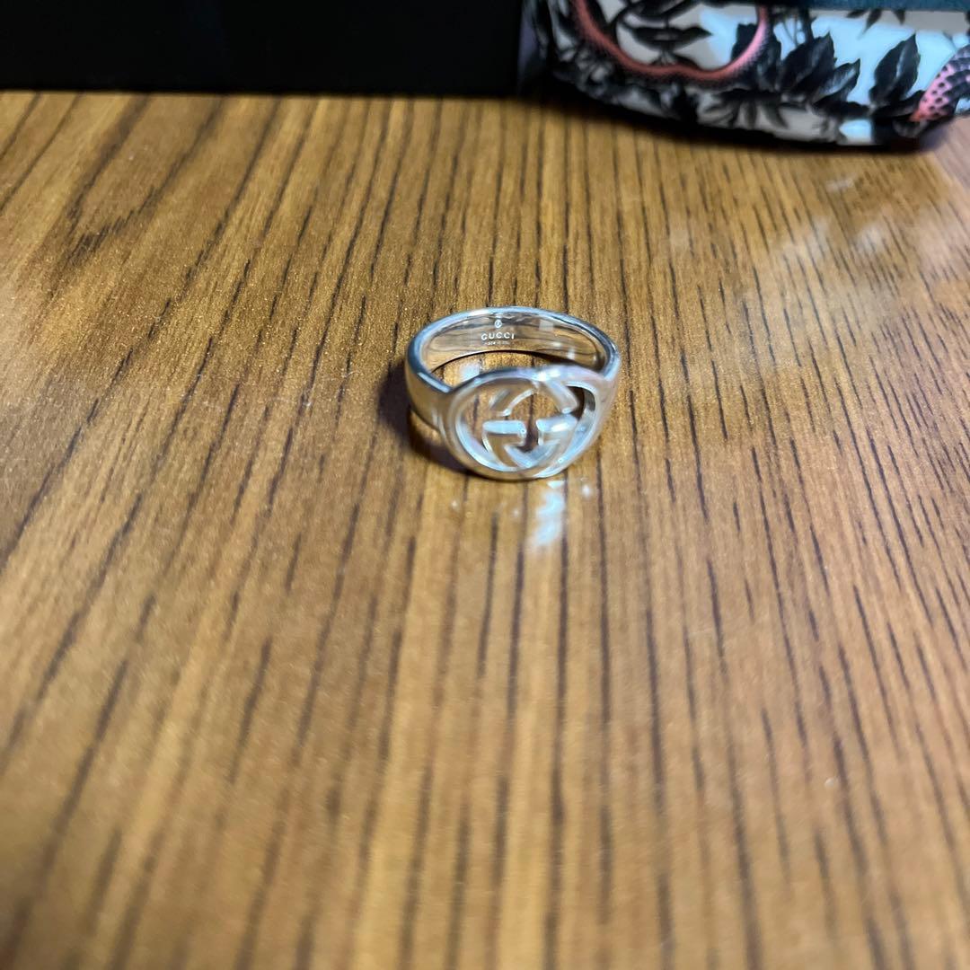 Gucci ダブルGロゴ シルバーリング