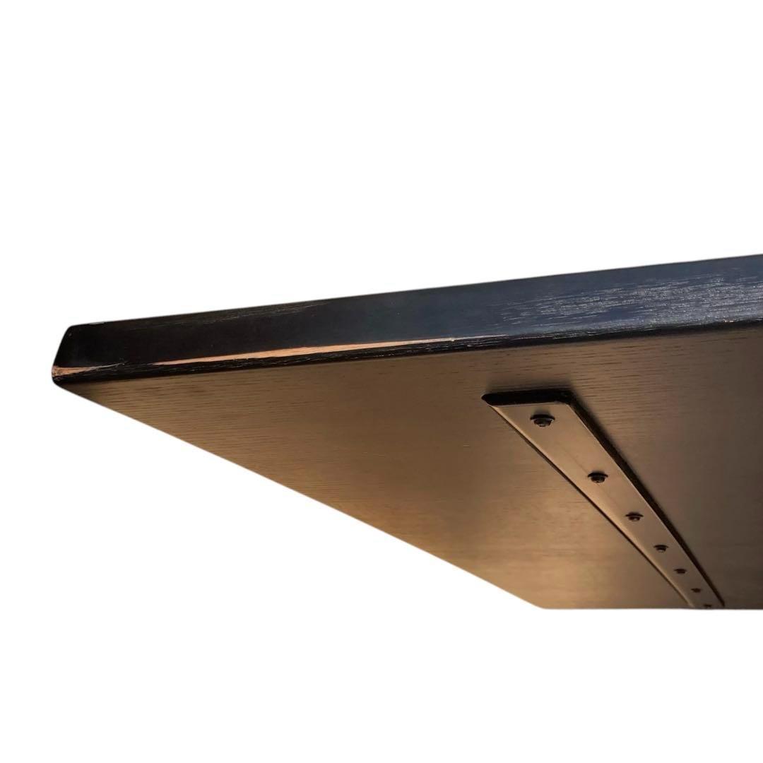 柏木工 ダイニングテーブル JG53XM 帆立脚 耳付面 オーク材 直接引取可