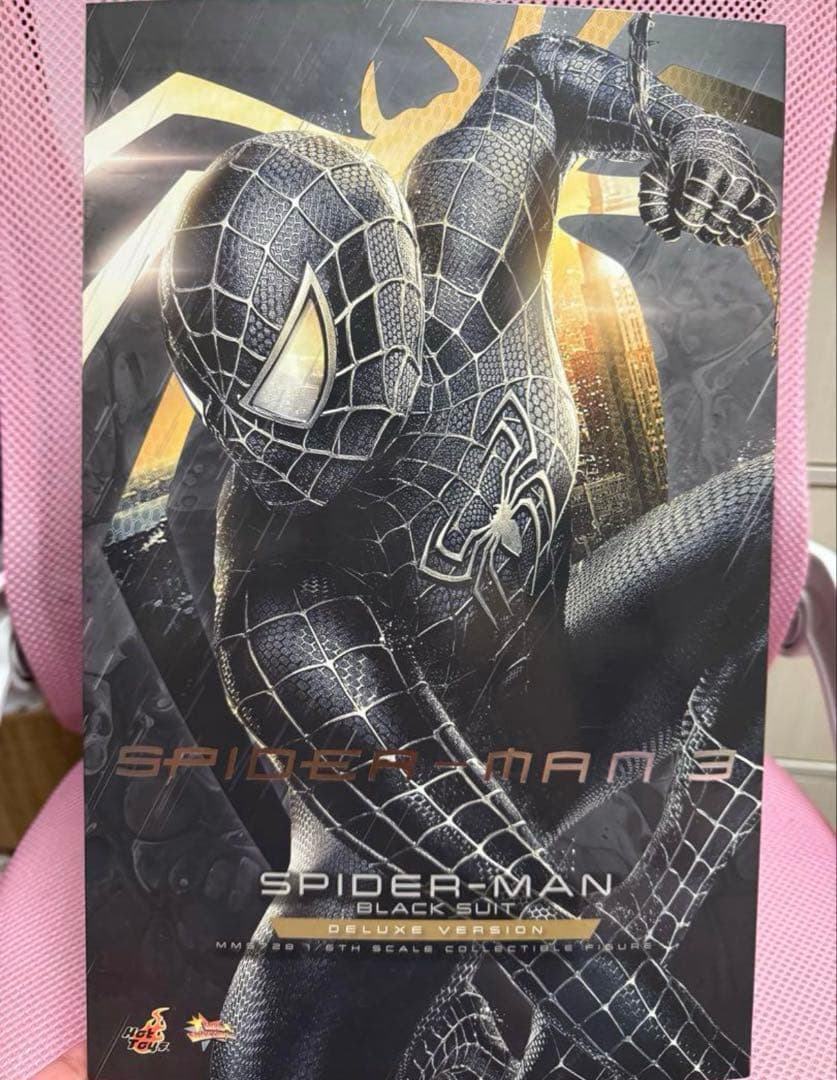 最終値下げ1/6 Hot Toys スパイダーマン（ブラックスーツ）DX版