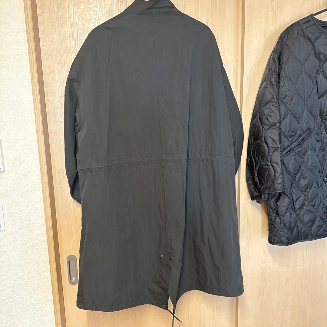 黒 モッズコート フロントポケット付き FREAK'S STORE