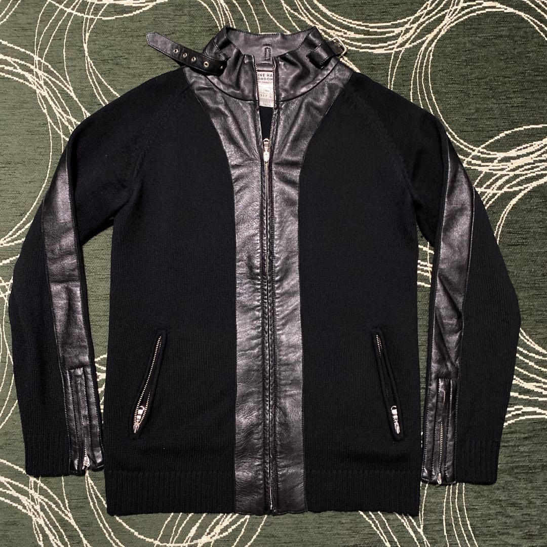 Katharine hamnett London zip up sweater | 激安通販のイーサプライ