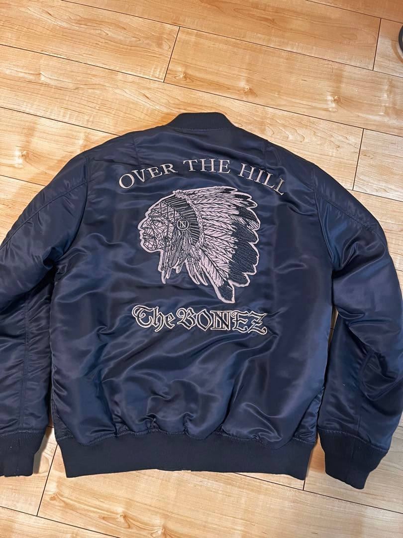 The BONEZ MA-1ジャケット ブラック限定333枚