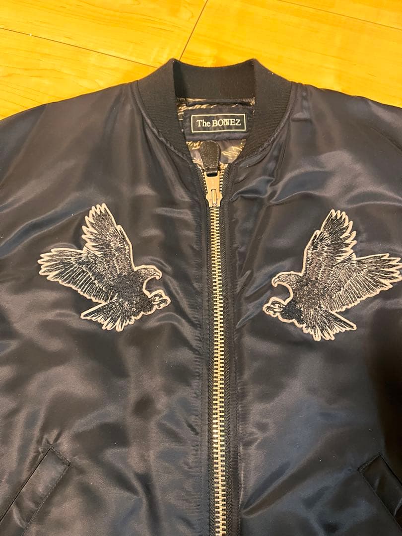The BONEZ MA-1ジャケット ブラック限定333枚