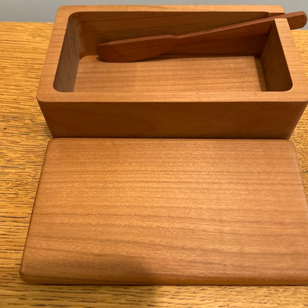 三谷龍二作　バターケース　未使用