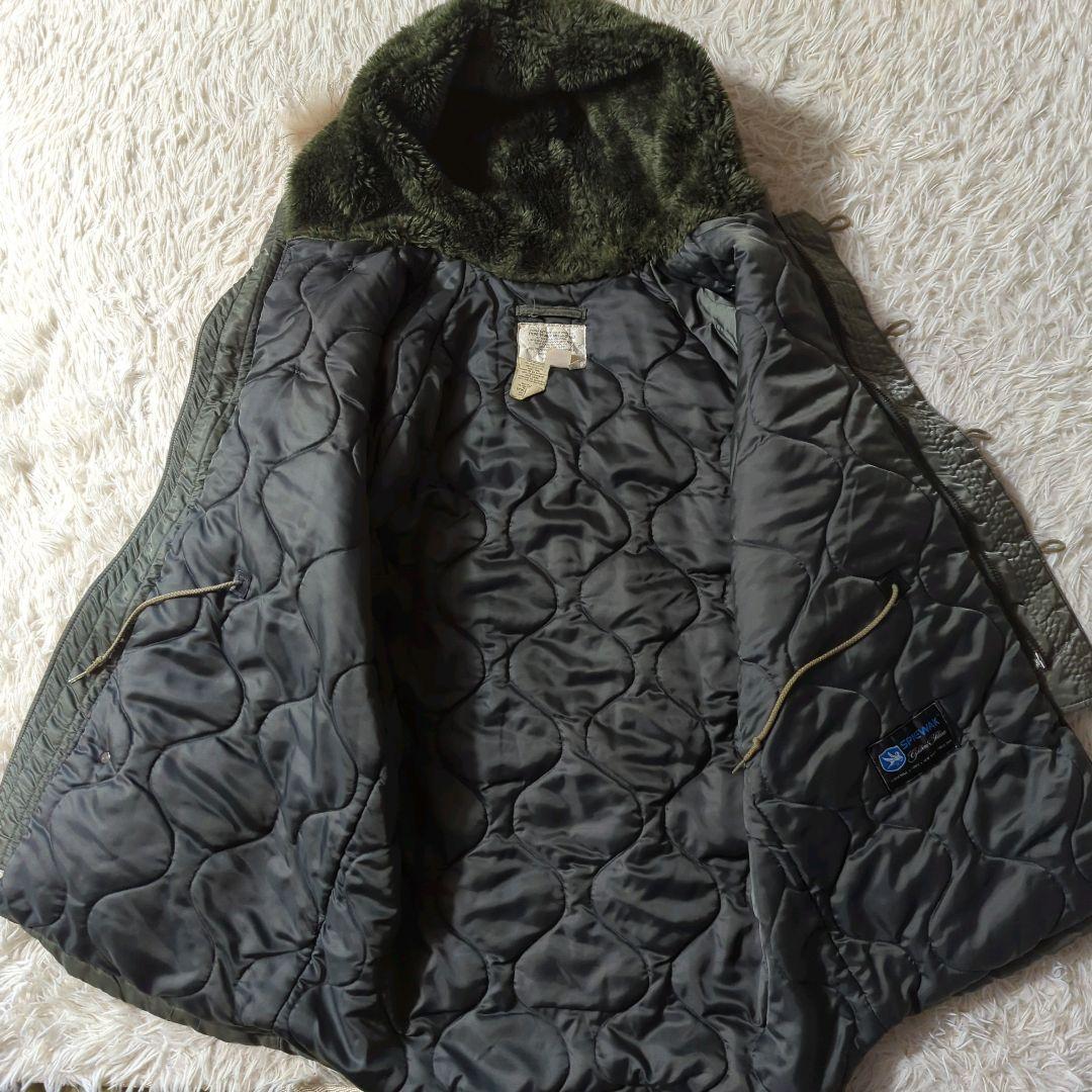 美品 スピワック N-3B フライトジャケット USA製 グリーン系 40