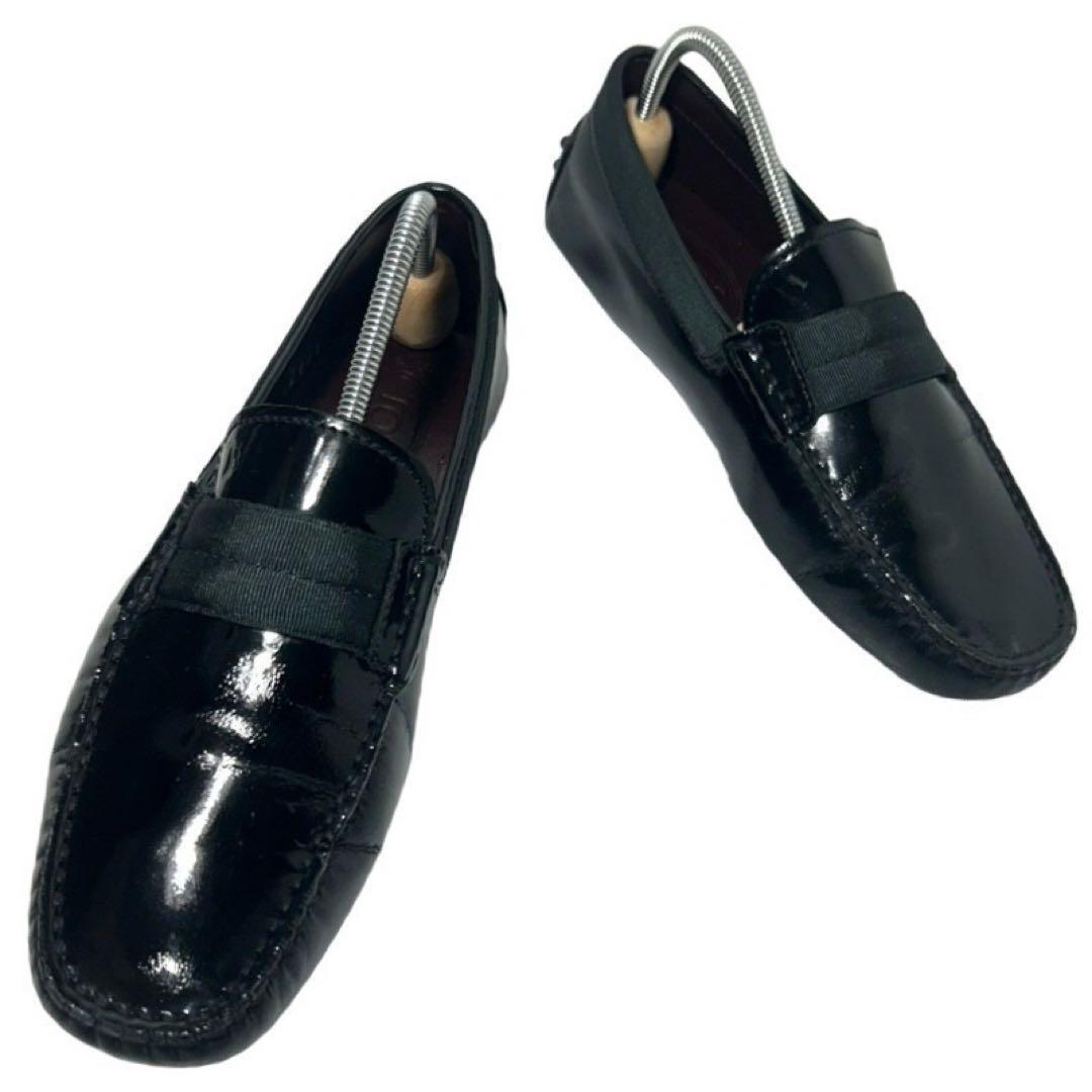TOD'S エナメルドライビングシューズ　UK5