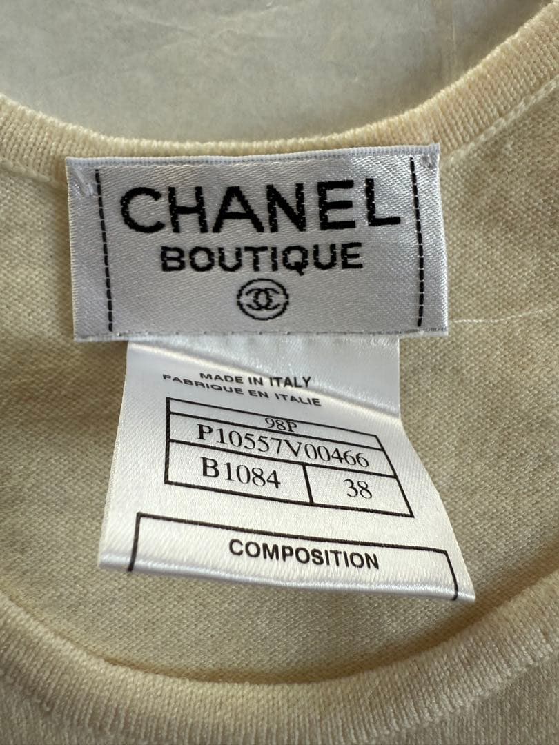 CHANEL オールインワン サイズ38 アイボリー・ブラック