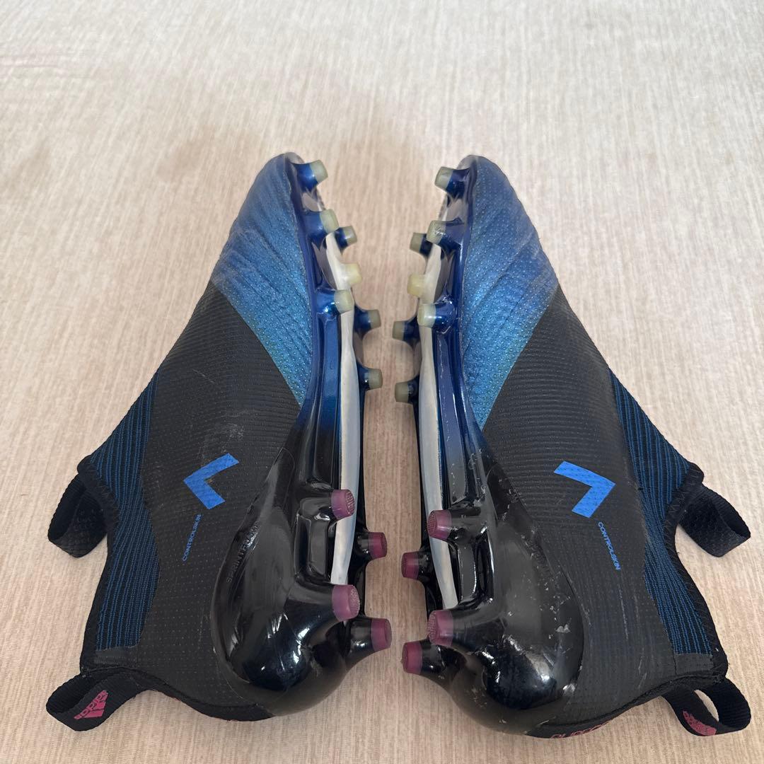 アディダス　エース 17+ ピュアコントロール FG/AG(ブルー×ブラック)