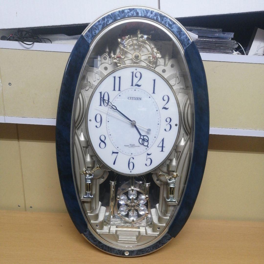 CITIZEN PM-17B 4MN487 掛け時計 電波時計 リズム時計 動作 - メルカリ