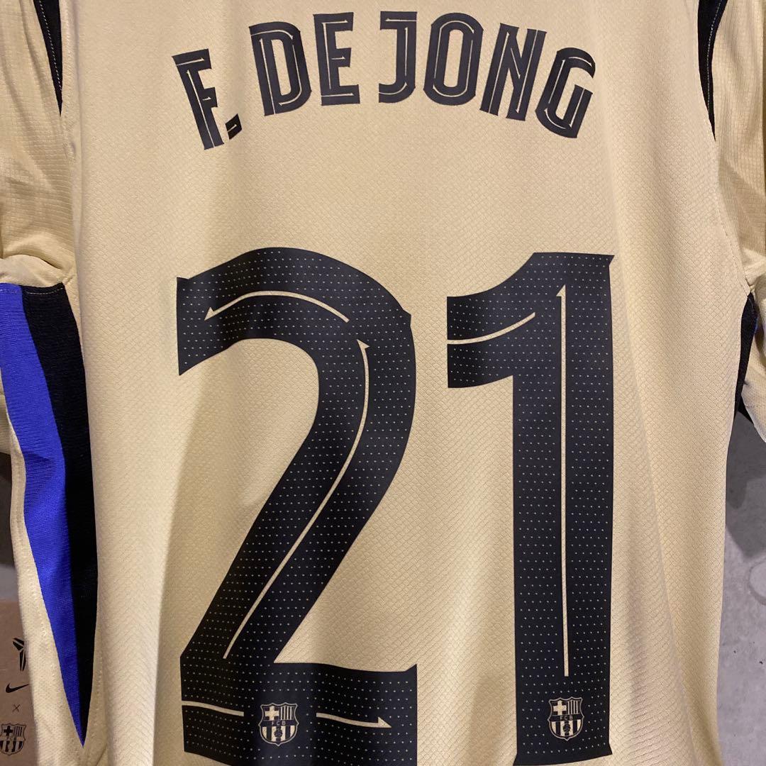 フレンキー・デ・ヨング　バルセロナ　25/26 アウェイ　CL仕様