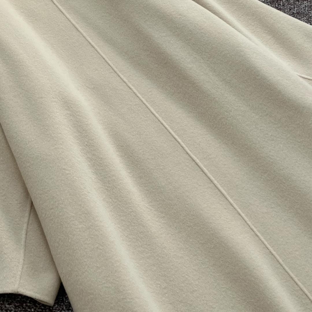 23AW✨極美品✨エトレ スタンドカラーリバーロングコート ダブルフェイス M