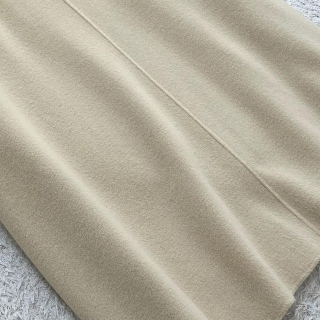 23AW✨極美品✨エトレ スタンドカラーリバーロングコート ダブルフェイス M