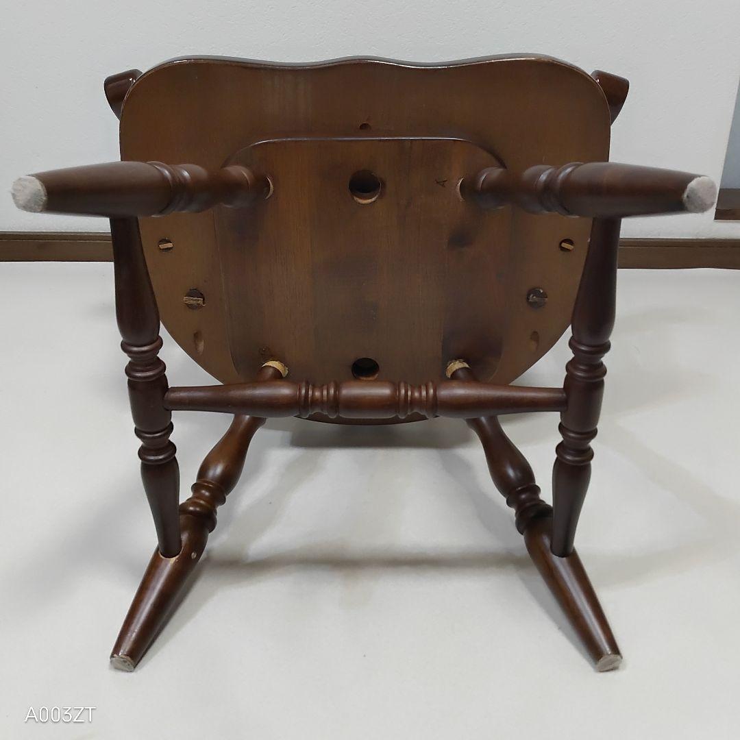 フープバック　回転式ウインザーチェア アームチェア