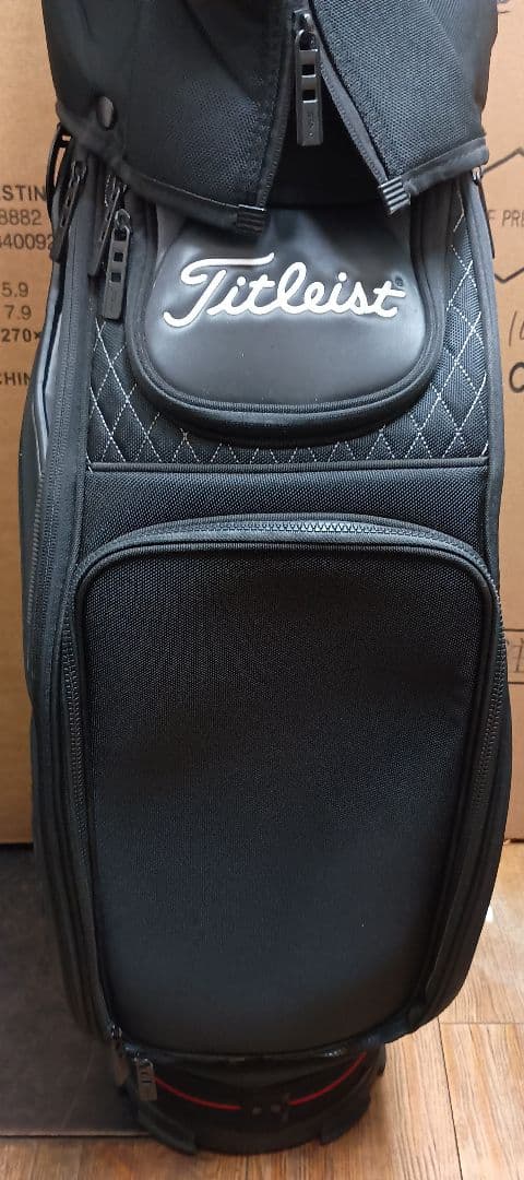 タイトリスト Titleist メンズ ジェットブラック キャディバッグ