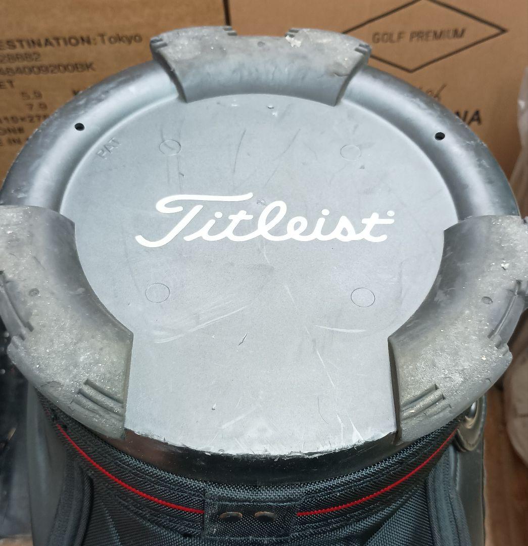 タイトリスト Titleist メンズ ジェットブラック キャディバッグ