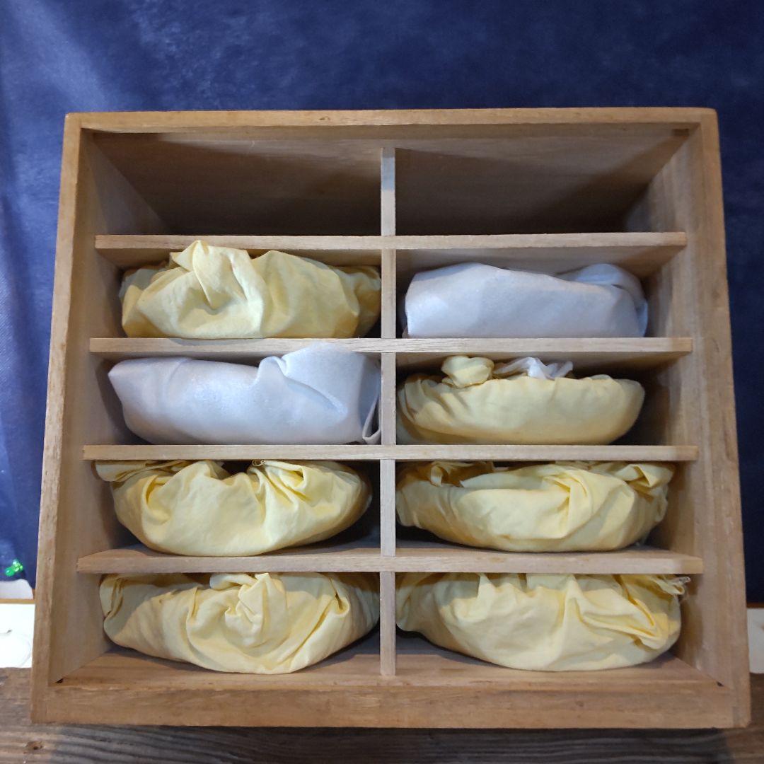 須田秀石④ 茶懐石用 クリスタル 五客セット（内、蓋が無い物2