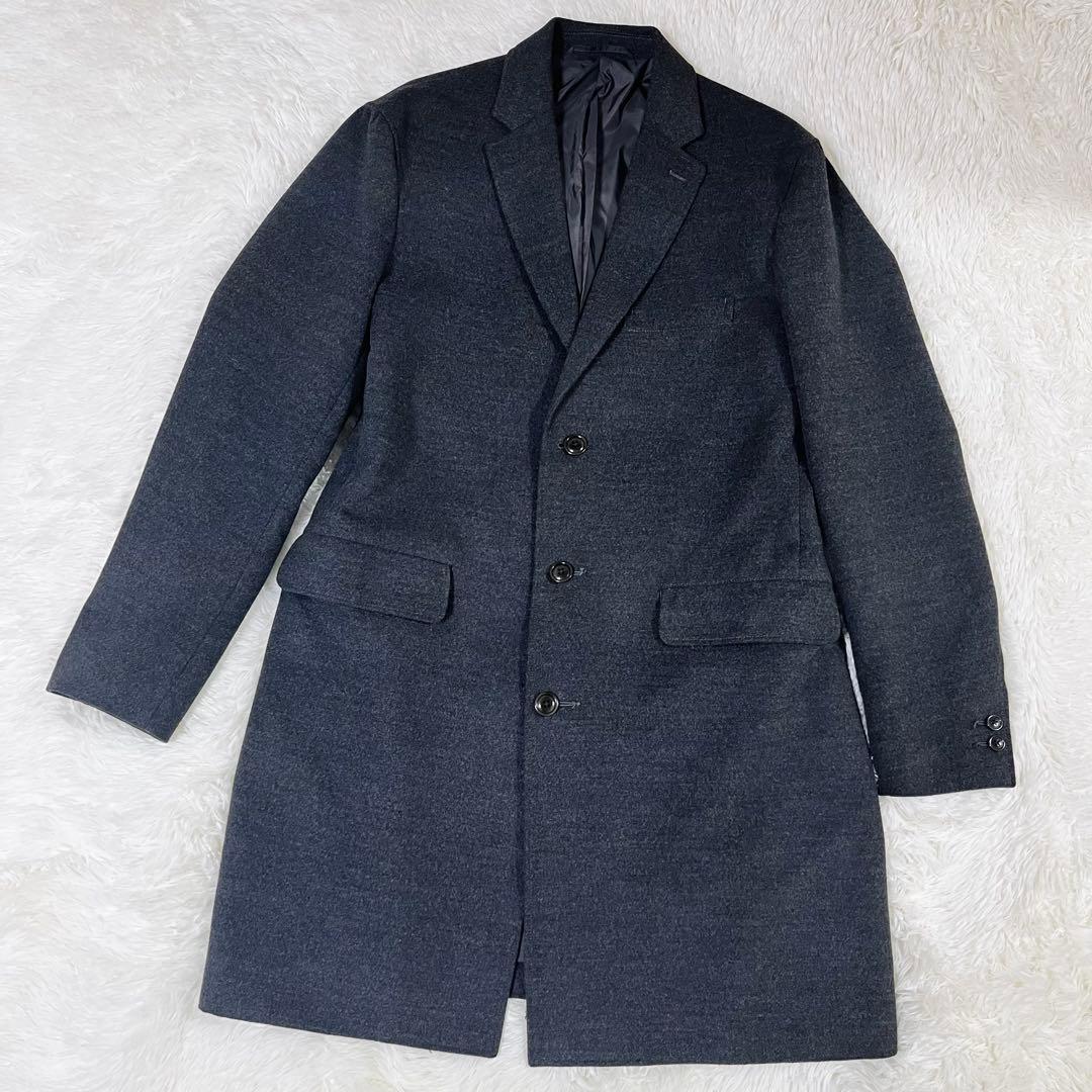 美品 BEAMS フリース チェスターコート ビームス 大きいサイズ XL