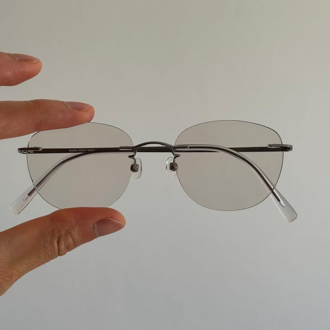 Atelier Macri rimless アトリエマクリ リムレスメガネ - メルカリ