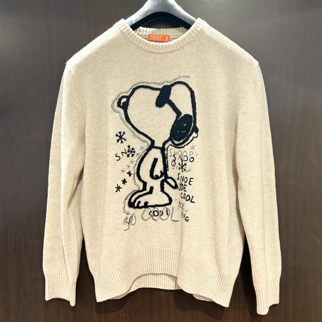 HISTORY ICEBERG スヌーピー ピーナッツ ニットセーターイタリア製