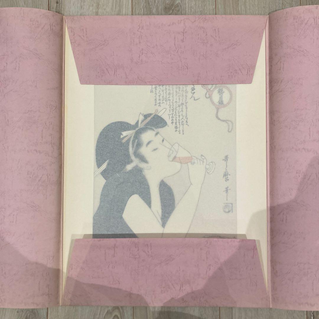 喜多川歌麿 手摺木版画 『教訓親の目鑑 ばくれん』悠々洞出版 昭和時代 浮世絵