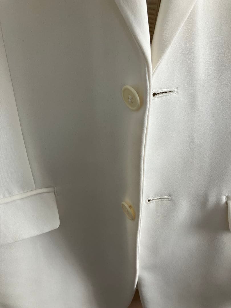 矢沢永吉風　白スーツ上下・サスペンダーベルトおまけ付き