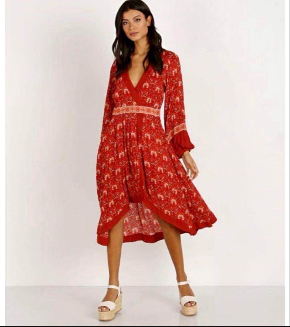 SPELL&THE GYPSY スペルアンドジブシー レトロ ワンピース 花柄 - メルカリ