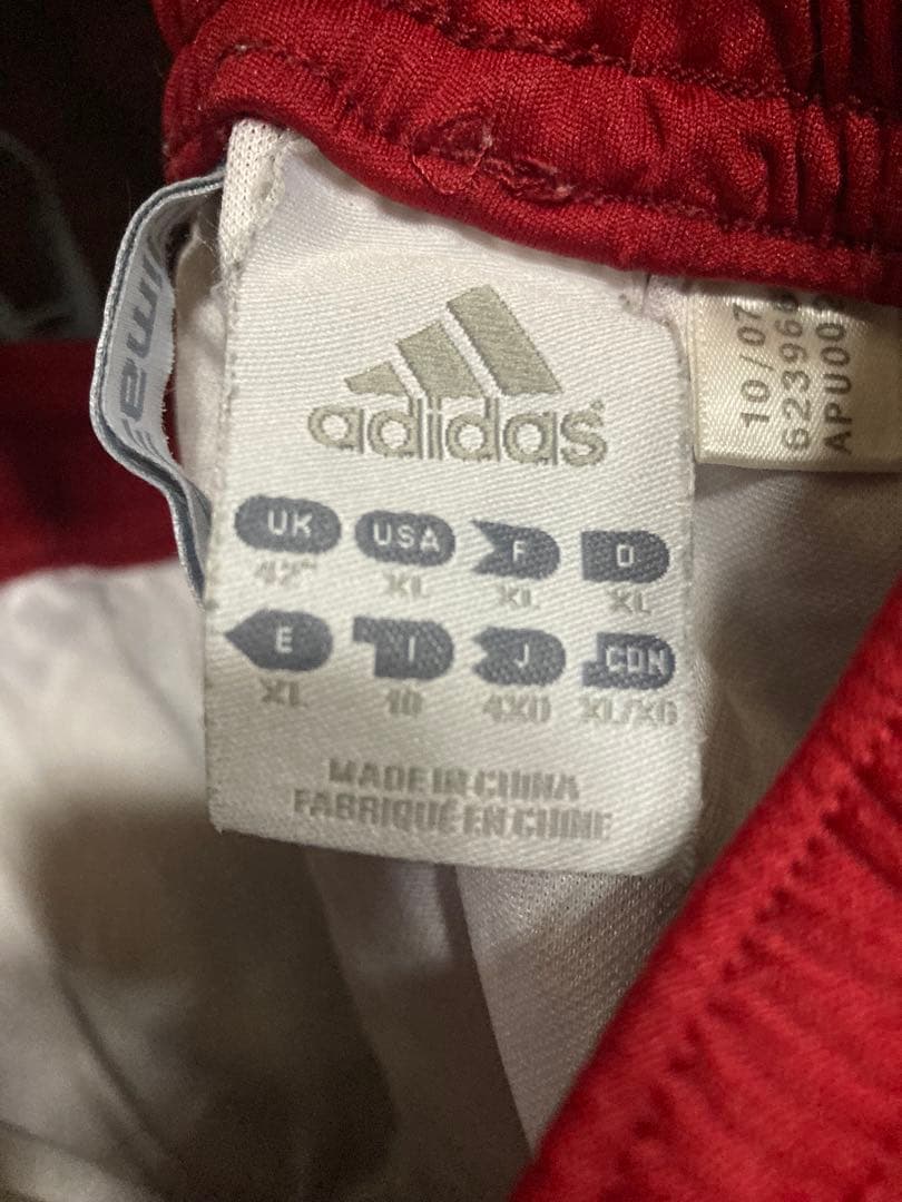 adidas DBU 赤 長袖 サッカーウェア　3点セット　デンマーク代表