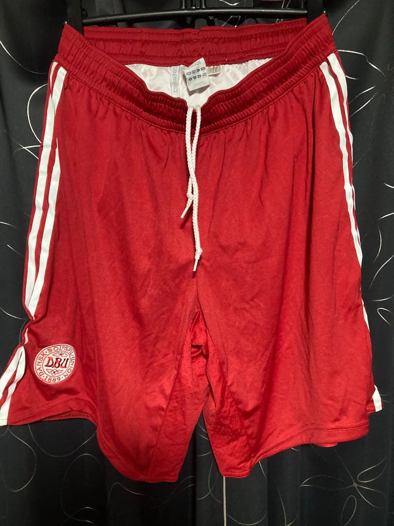 adidas DBU 赤 長袖 サッカーウェア　3点セット　デンマーク代表