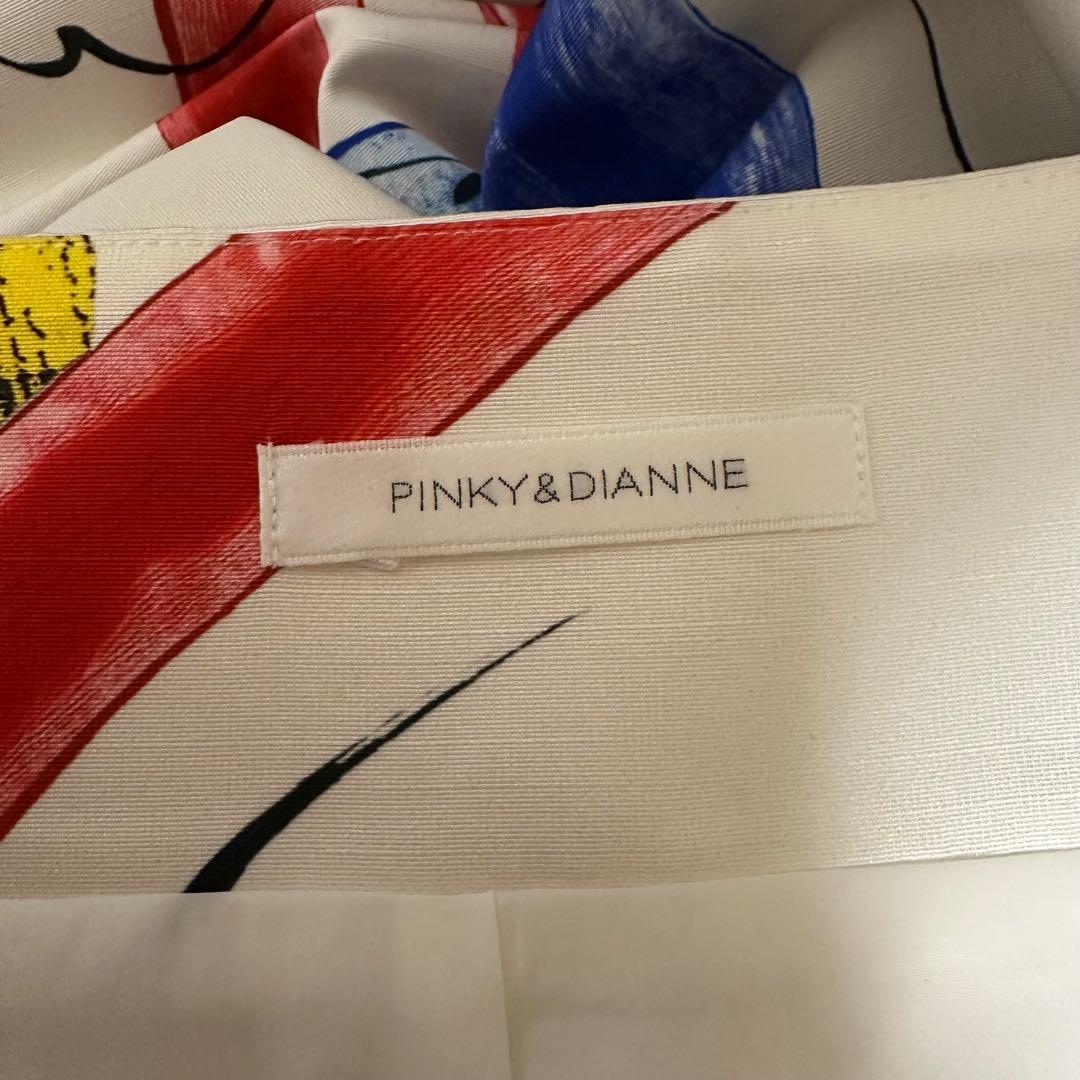 ピンキーアンドダイアン】 アートプリント フレアスカート ロング A